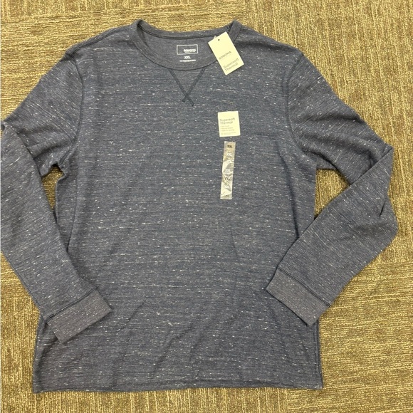 Sonoma Other - Sonoma Men's XXL Heathered Navy Long Sleeve Tee